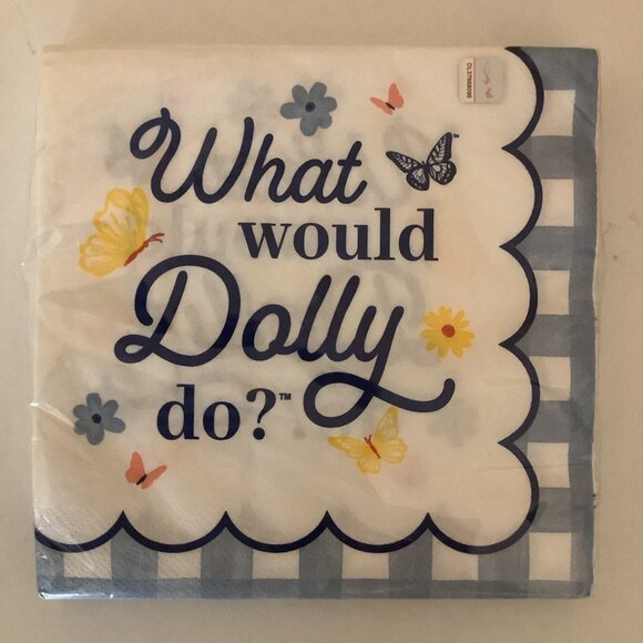 Dolly Parton Party Set– Napkins & Plates, What Would Dolly Do. New In Package - Picture 4 of 5